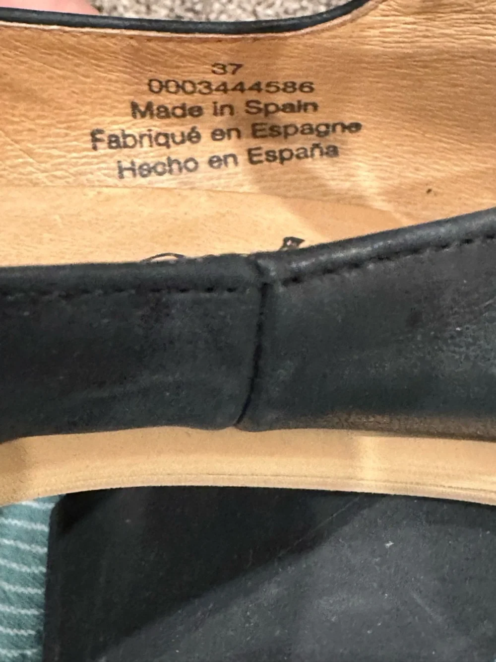 Free People Maggie Mary Jane Platform Heels Black Leather 37 Retro Chic - Picture 10 of 10